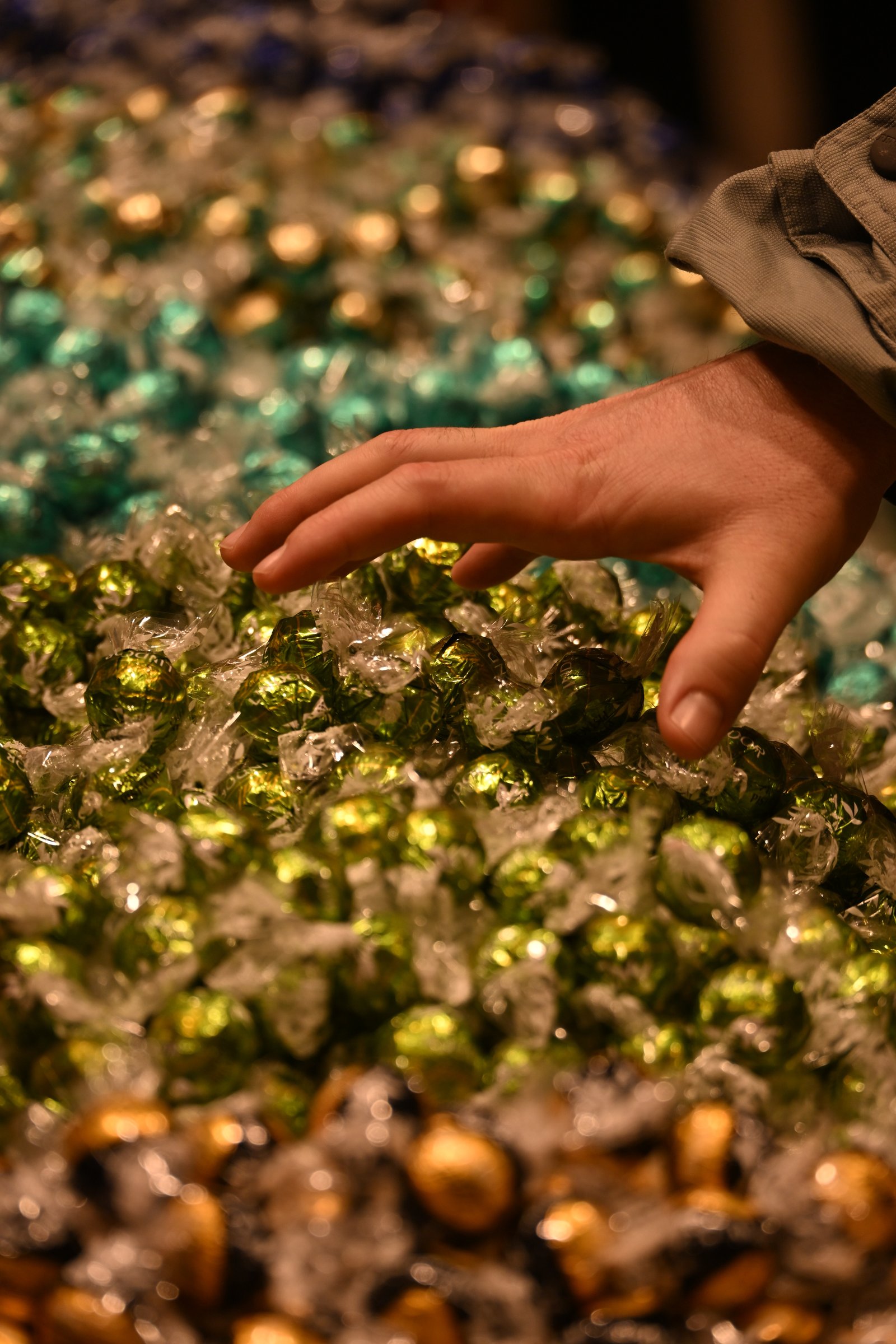 Chocolate selection at retail