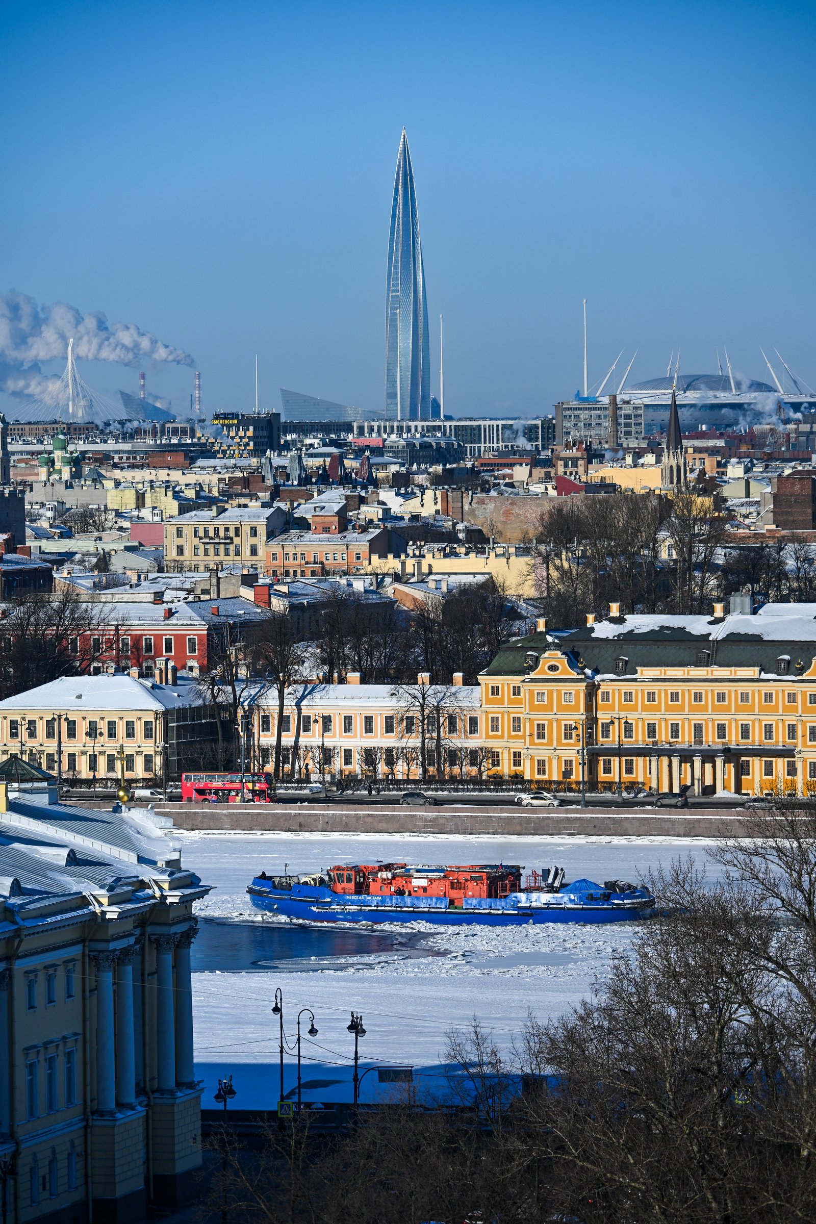 Saint Petersburg Winter Landscape